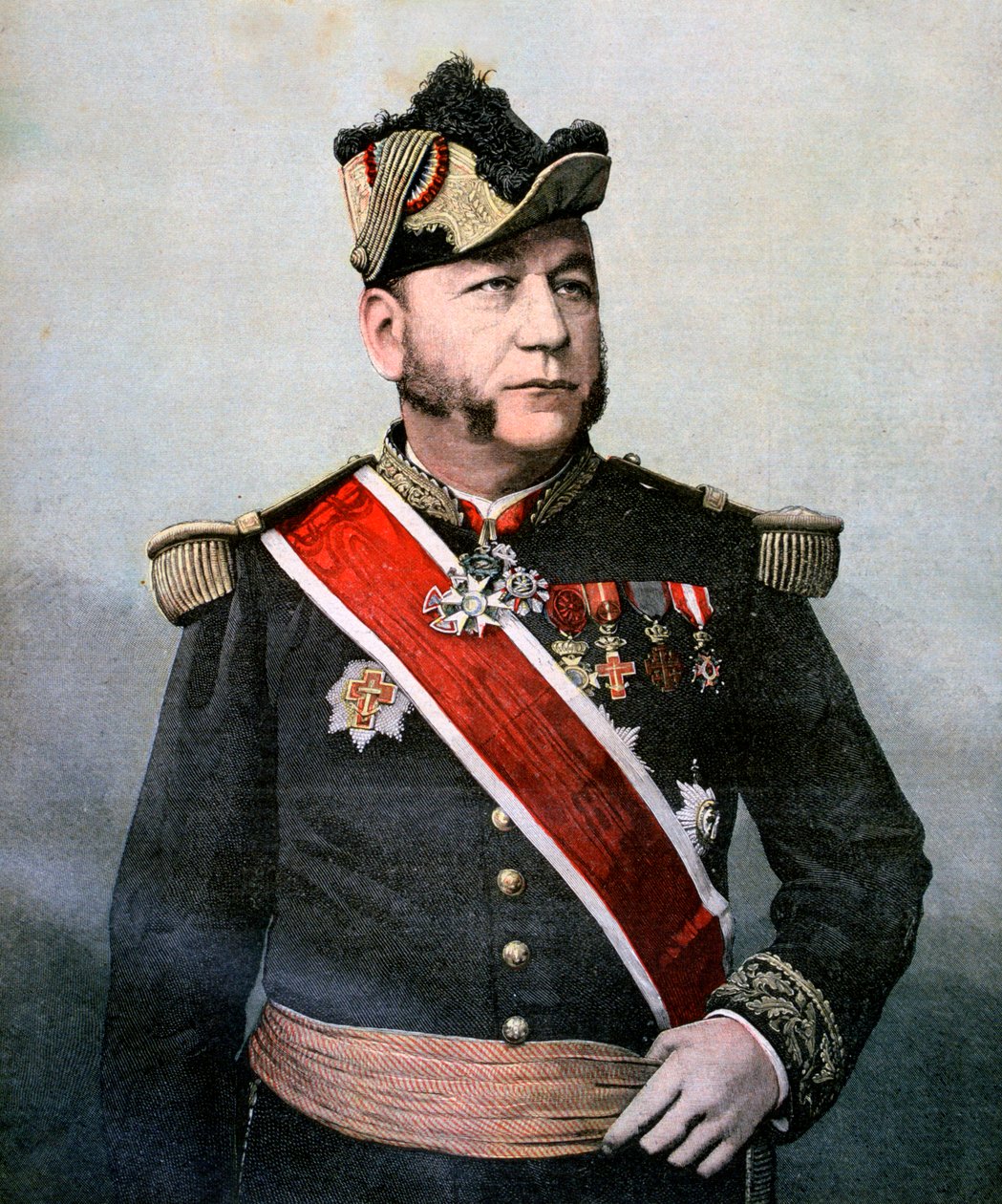 Humann admirális, a francia távol-keleti haditengerészet parancsnoka, 1893 alkotó: Unbekannt