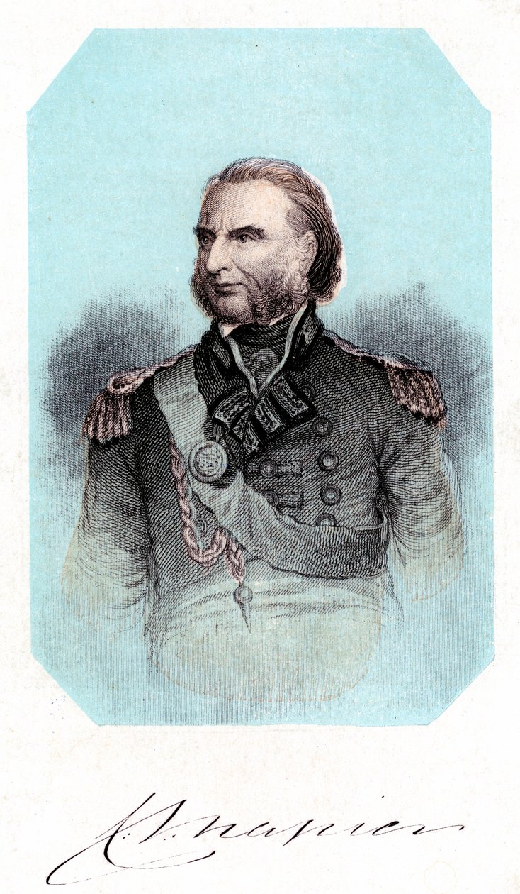 Sir Charles John Napier admirális 1786-1860, 19. század alkotó: Unbekannt