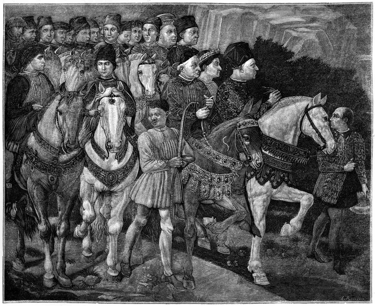 Mágusok imádása, 1882 alkotó: Unbekannt