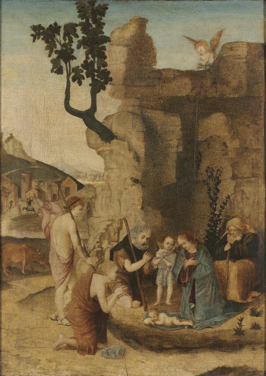 Pásztorok imádása, c. 1500. alkotó: Unbekannt