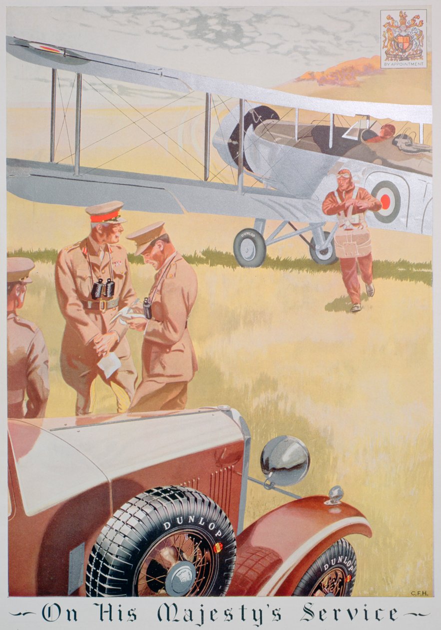 Dunlop abroncsok hirdetése, 1934 alkotó: Unbekannt
