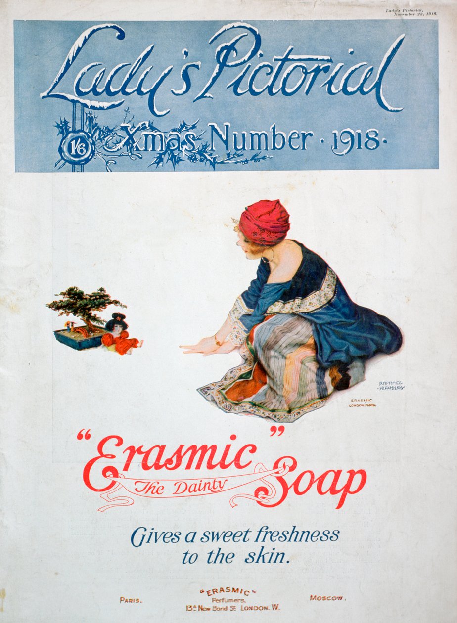 Erasmic szappan reklámja, 1918 alkotó: Unbekannt