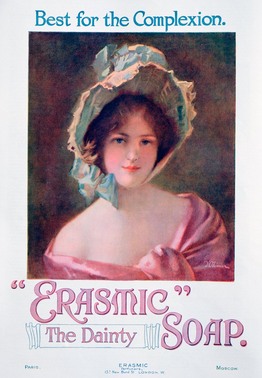 Erasmic szappan reklámja, 1920 alkotó: Unbekannt