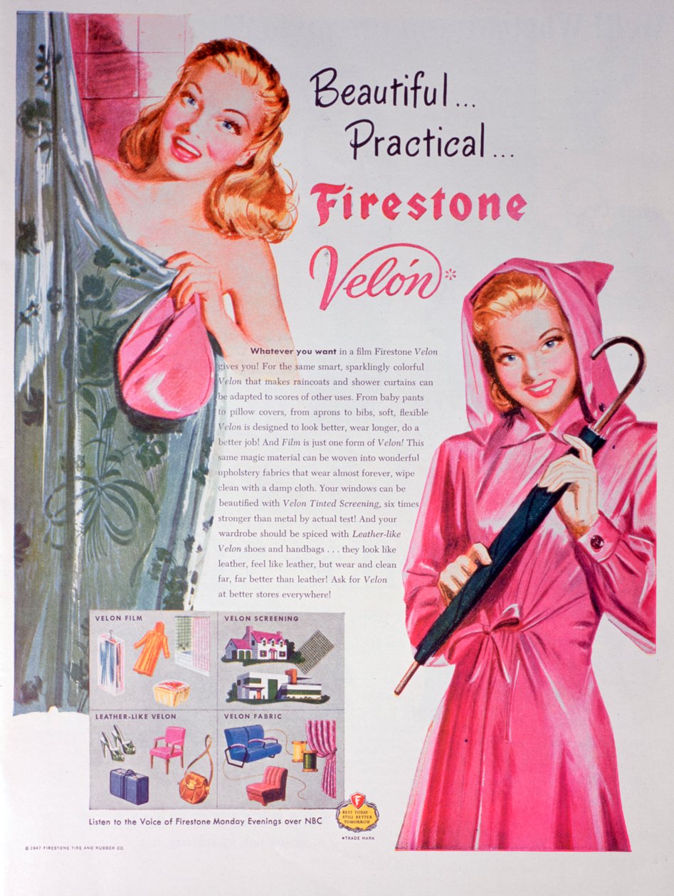 A Firestone Velon hirdetése, 1947 alkotó: Unbekannt
