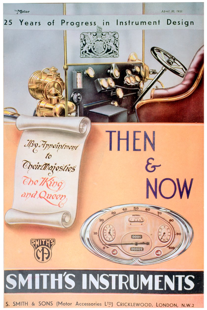A Smiths Car Instruments hirdetése, 1935 alkotó: Unbekannt