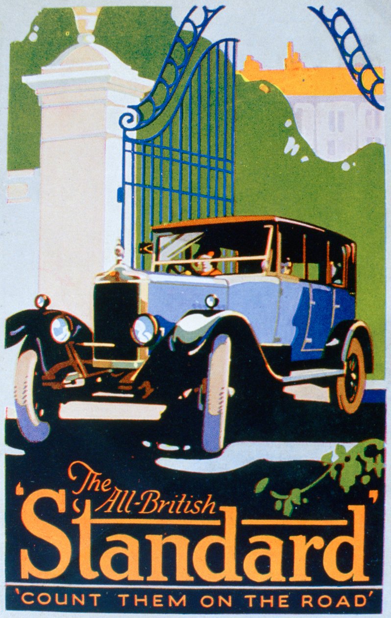 Szabványos autók hirdetése, 1920-as évek alkotó: Unbekannt