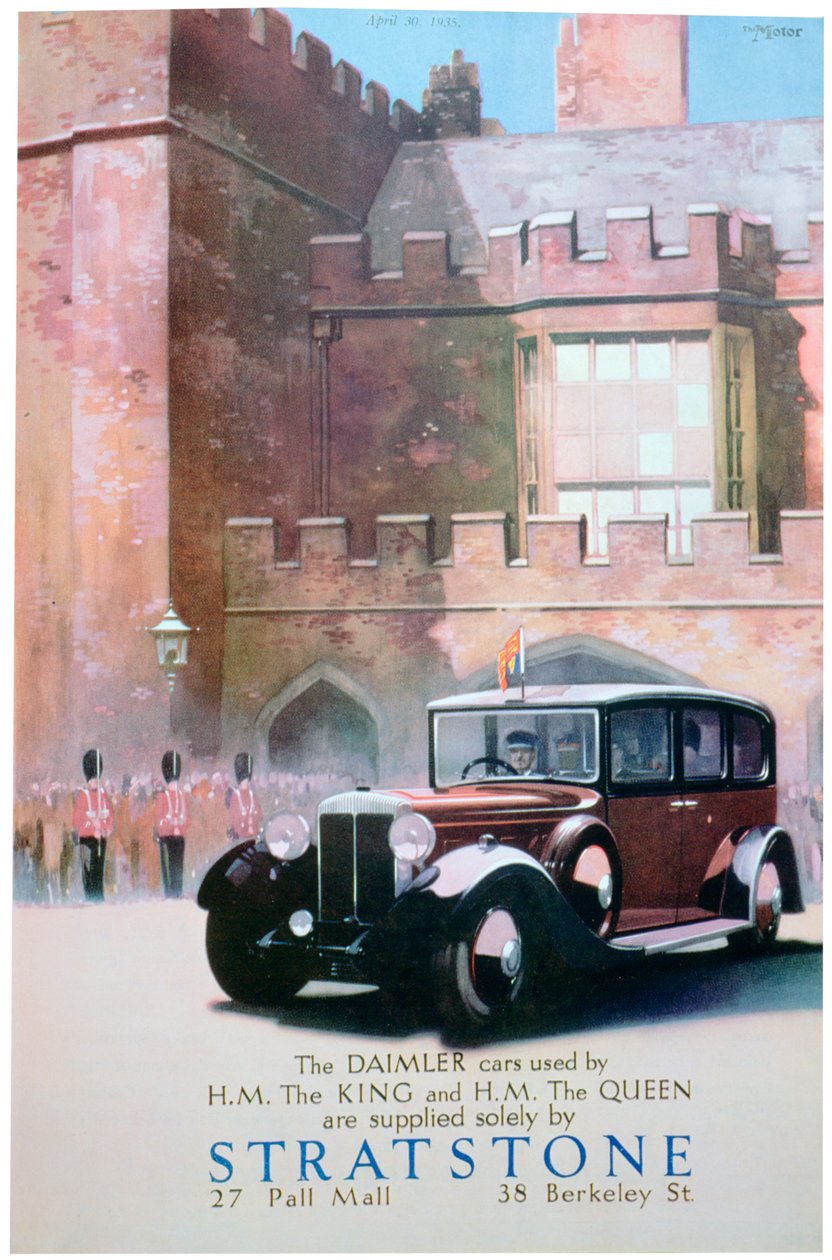 A Stratstone autókereskedők hirdetése, 1935 alkotó: Unbekannt