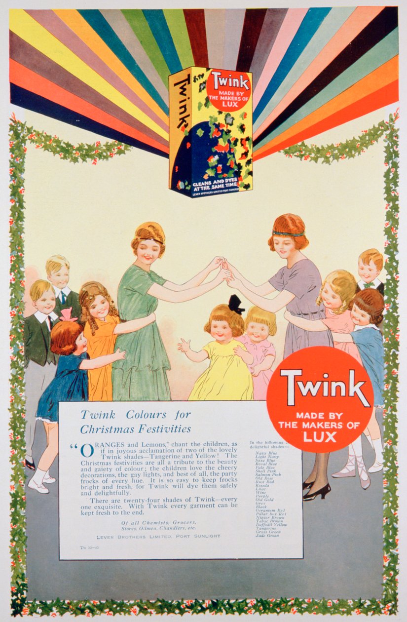 A Twink festék hirdetése, 1922 alkotó: Unbekannt
