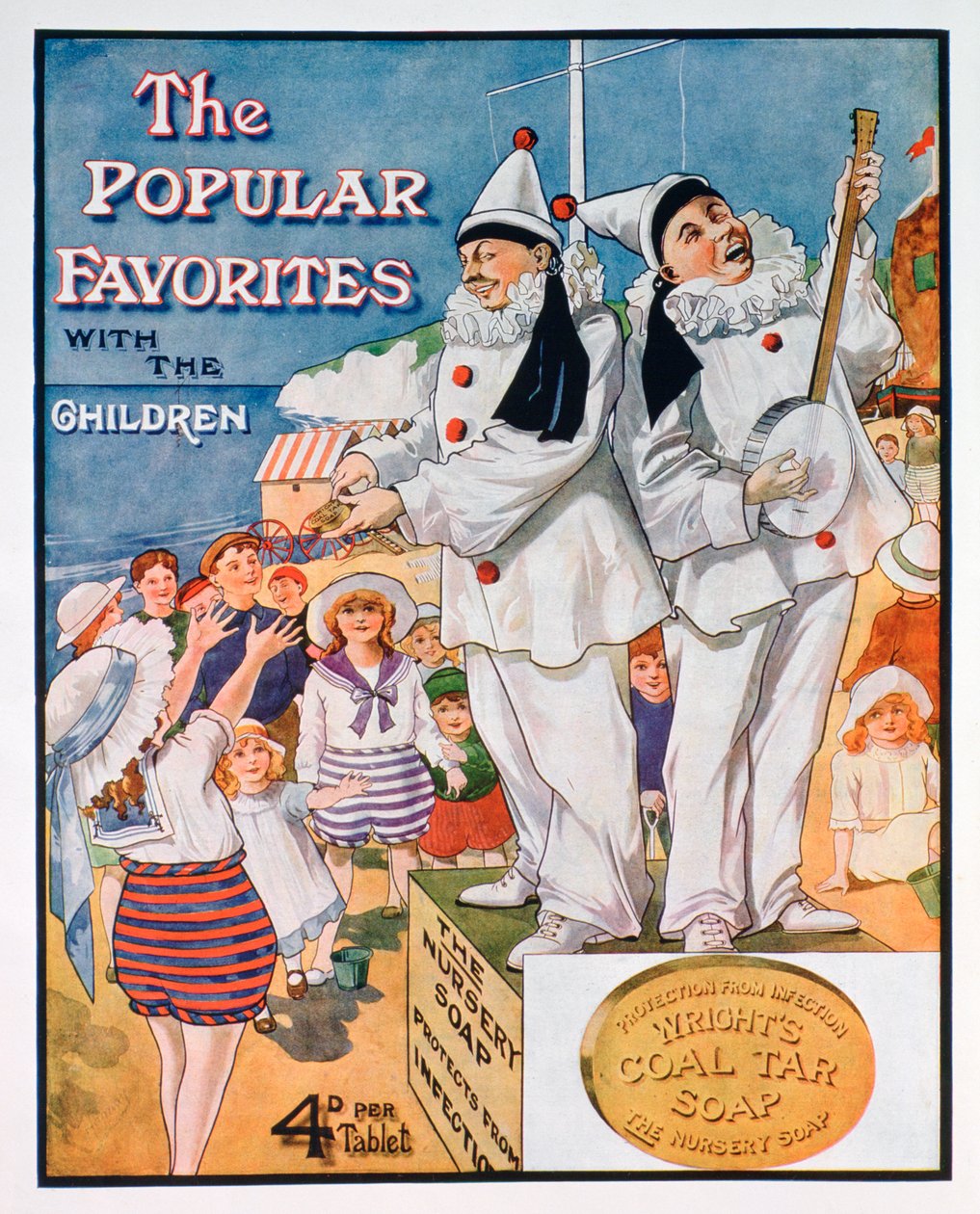 A Wrights kőszénkátrány-szappan reklámja, 1914 alkotó: Unbekannt