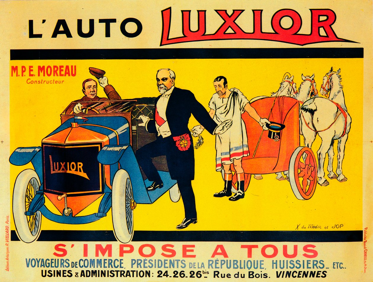 Luxior autók hirdetése, c1912-1914 alkotó: Unbekannt