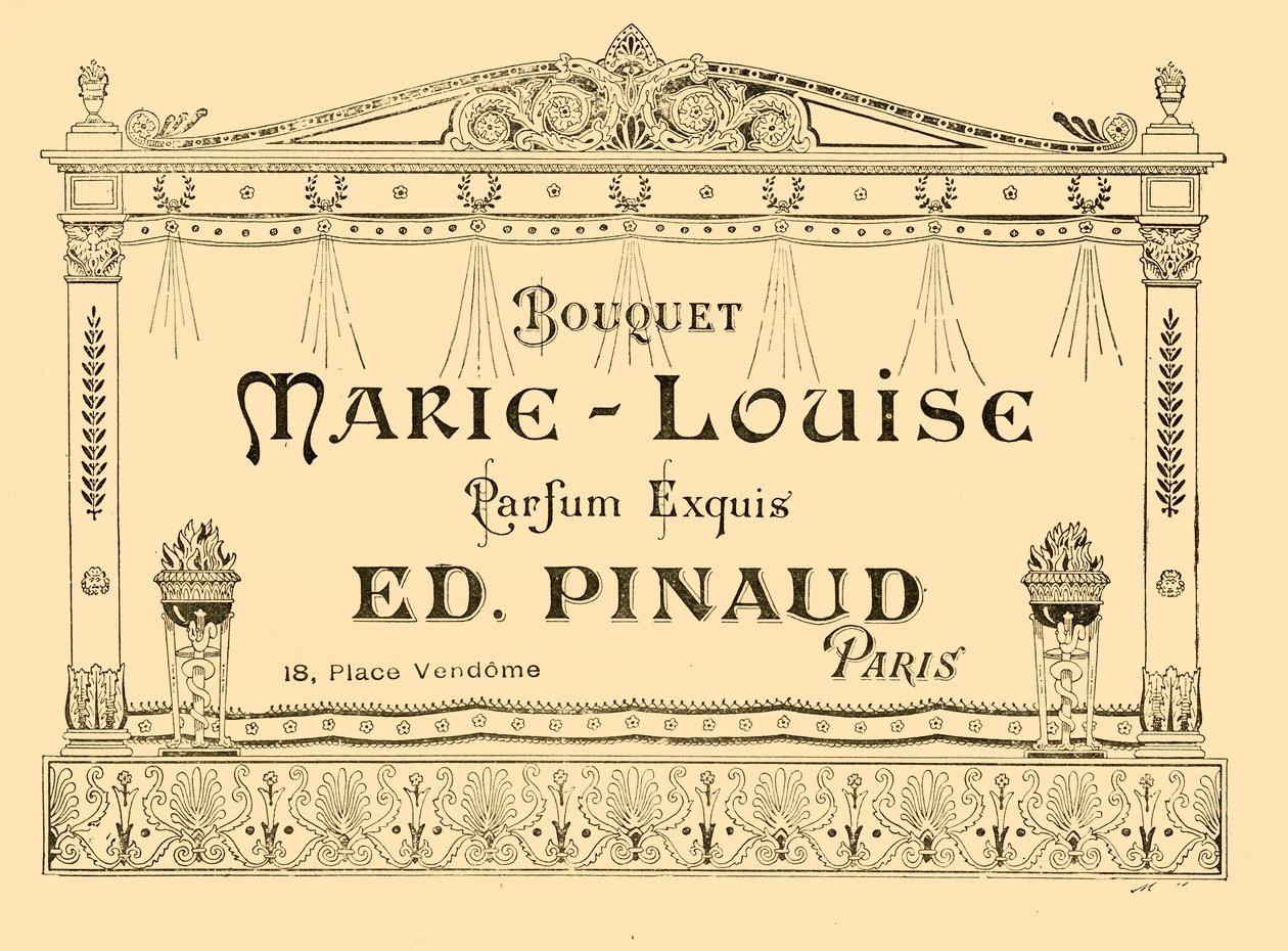 Marie-Louise parfüm reklámja, 1903. alkotó: Unbekannt