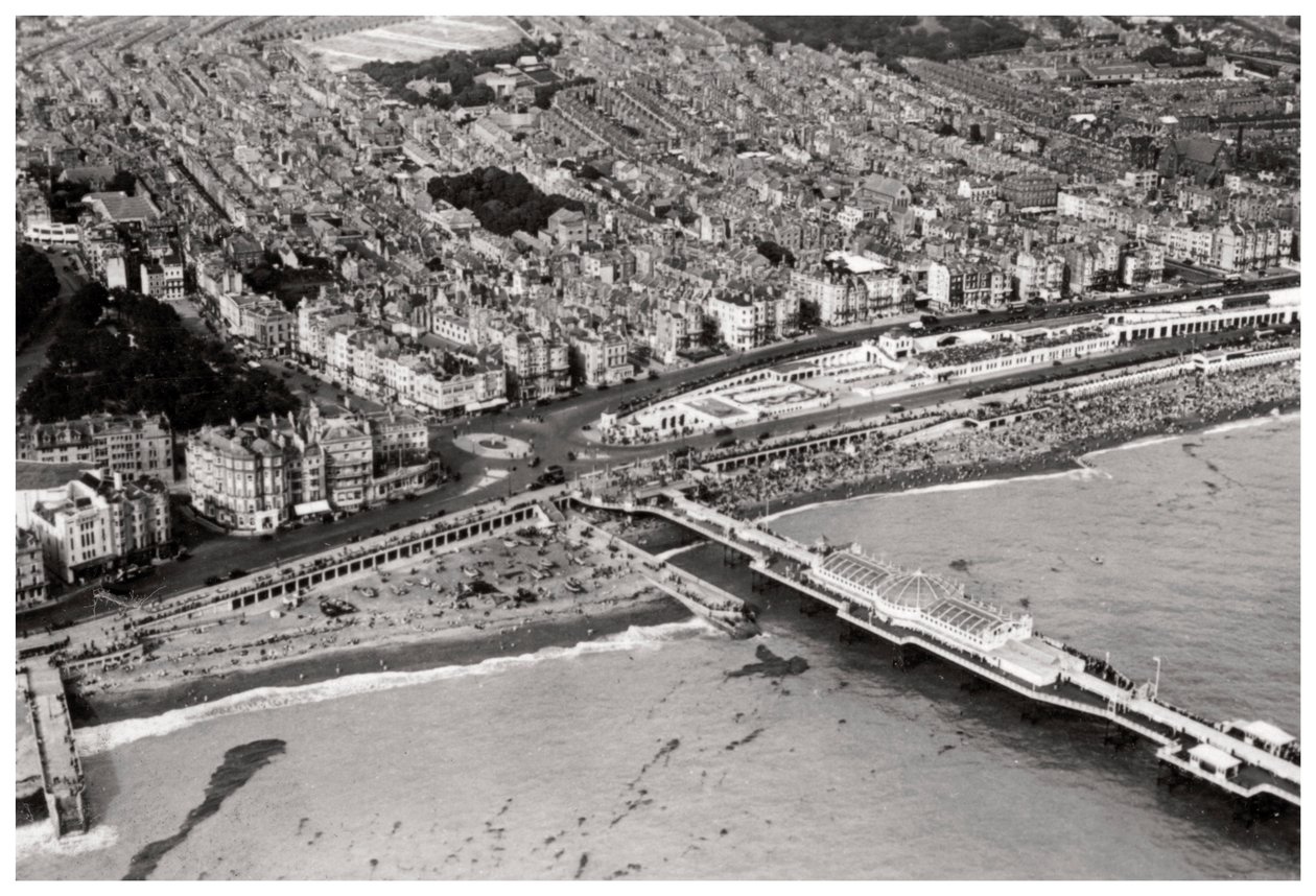 Brighton, Sussex légi felvétele egy Zeppelinről, 1931 1933 alkotó: Unbekannt
