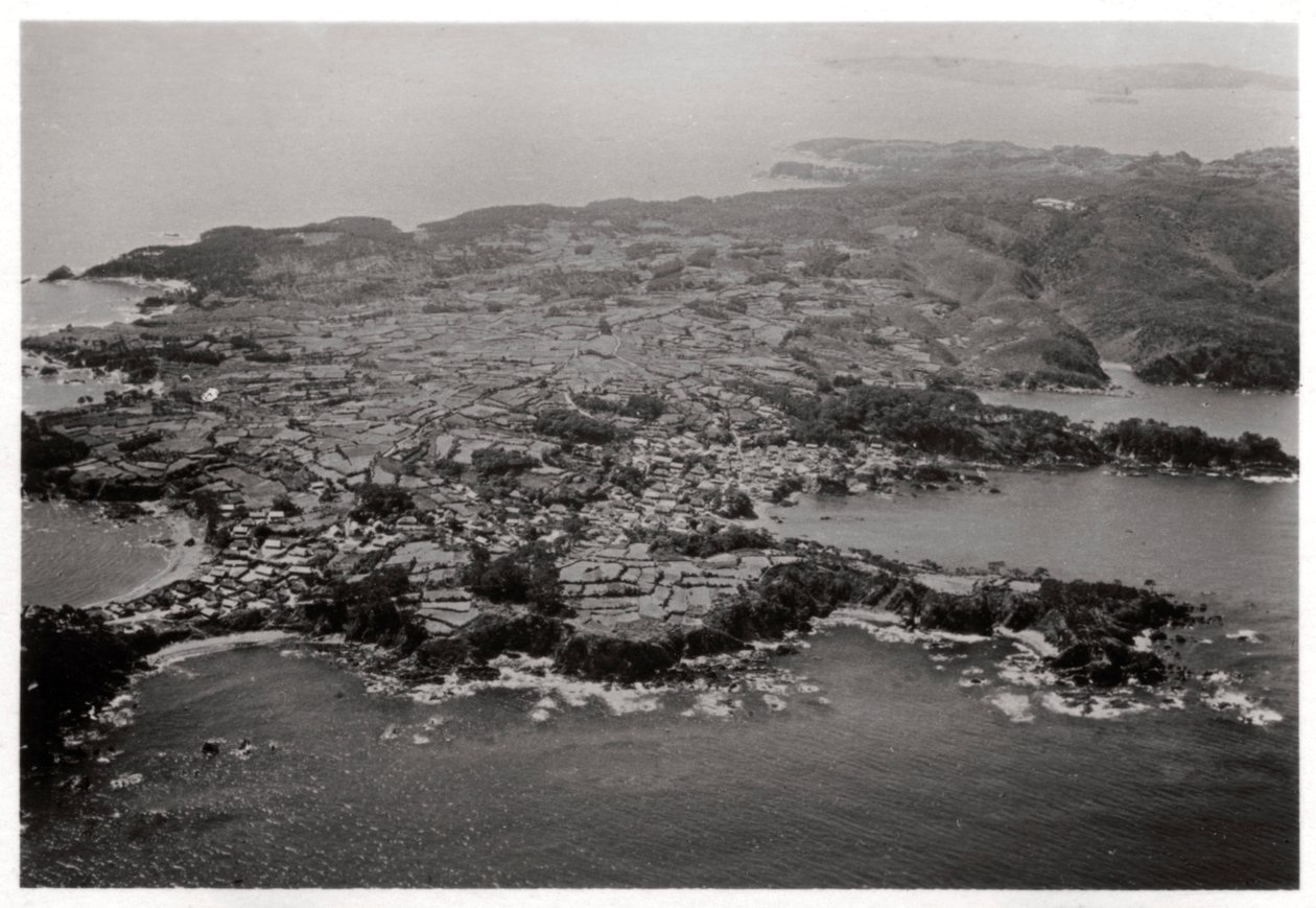 Oginohama, Japán légi felvétele egy Zeppelinről, 1929 1933 alkotó: Unbekannt