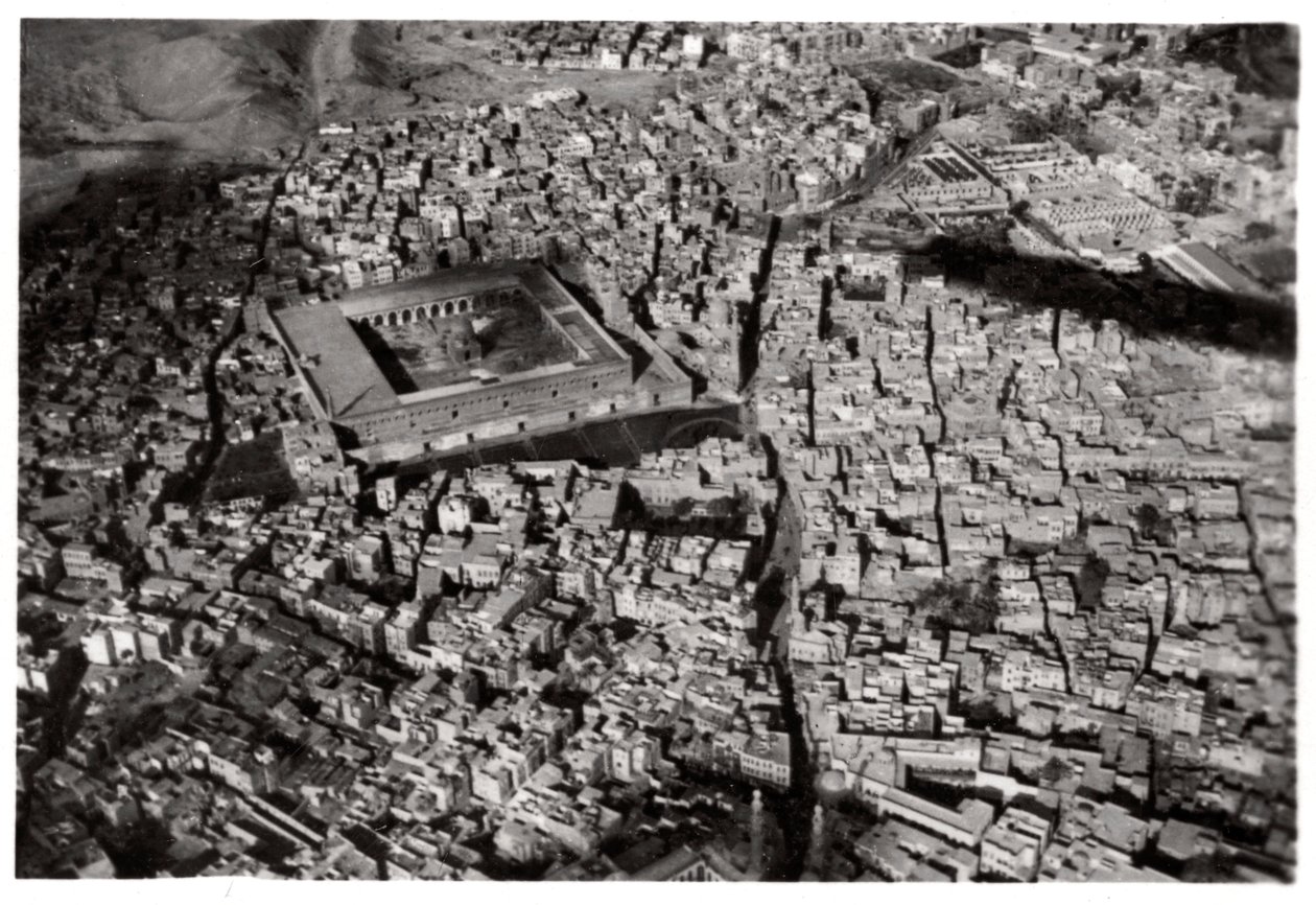 Régi Kairó légifelvétele, Egyiptom, egy Zeppelinről, 1931, 1933 alkotó: Unbekannt