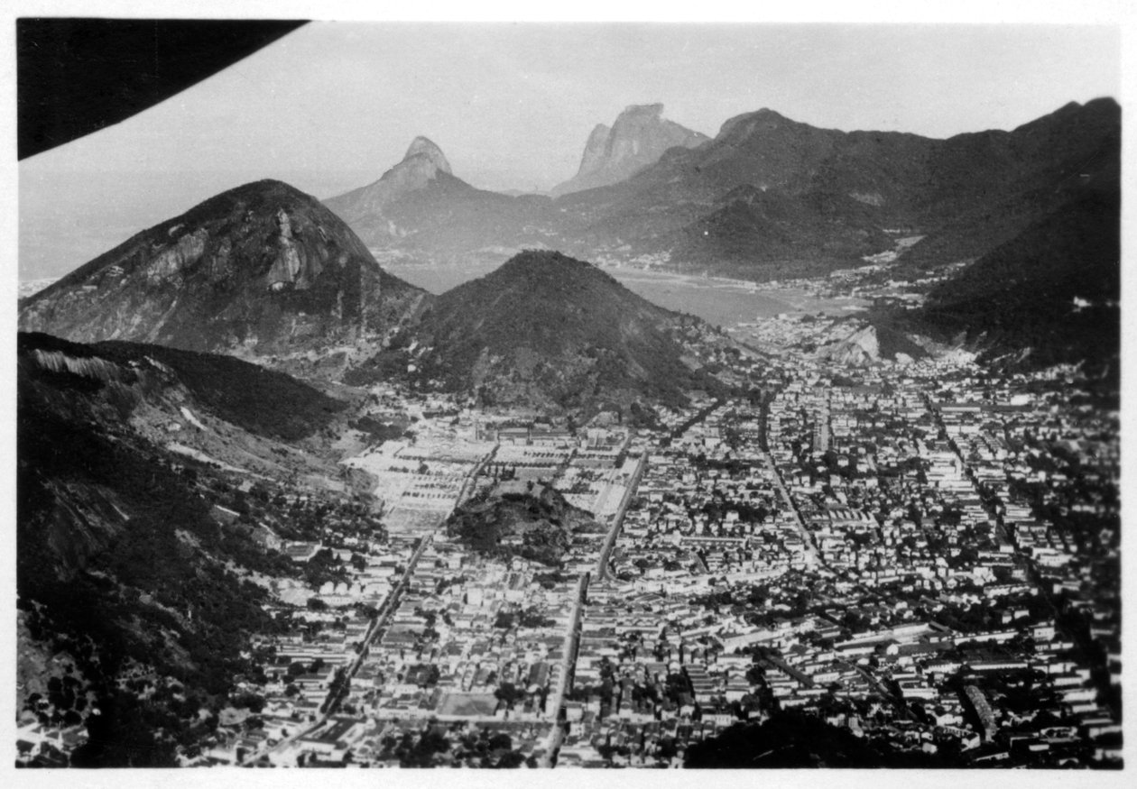 Rio de Janeiro, Brazília légi felvétele egy Zeppelinről, 1930 1933 alkotó: Unbekannt