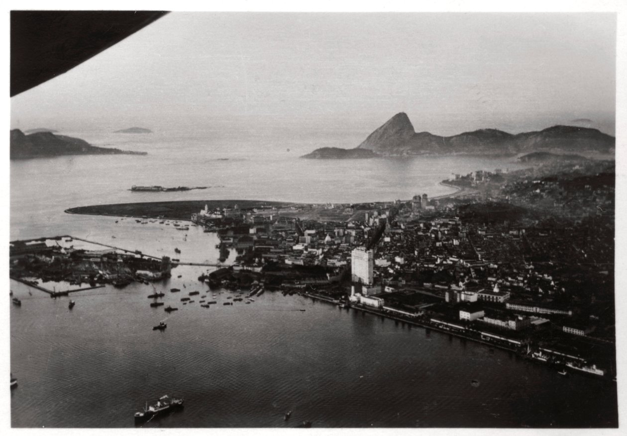 Rio de Janeiro, Brazília légi felvétele egy Zeppelinről, 1930 1933 alkotó: Unbekannt