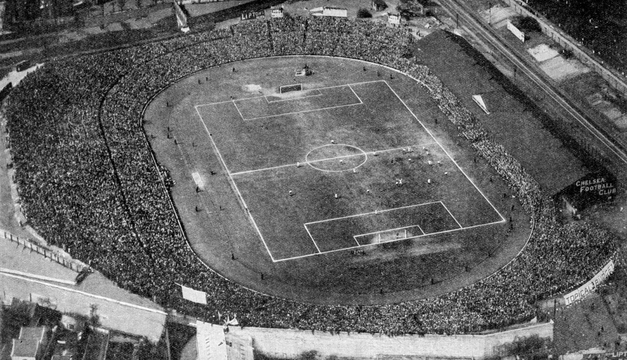 Légifelvétel a Stamford Bridge-ről, a Chelsea Football Club stadionjáról, London, 1922 alkotó: Unbekannt