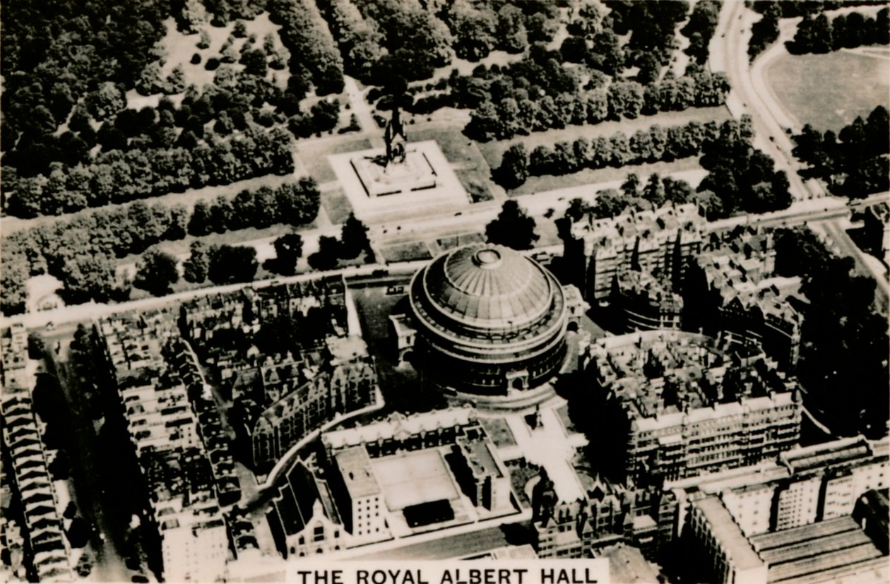 A Royal Albert Hall légi felvétele, 1939 alkotó: Unbekannt
