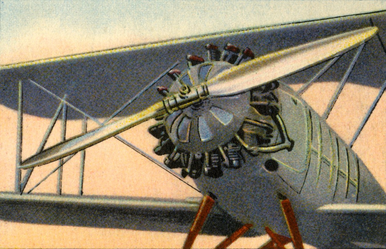 Aeron-Reed fém propeller a Heddernheimer Kupfer-Werk rézműben, 1932. alkotó: Unbekannt