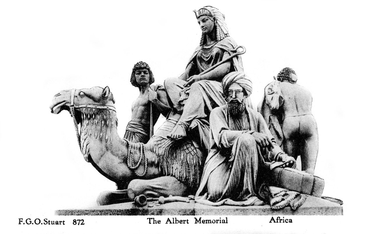 Afrika, Albert Memorial, London, XX. század alkotó: Unbekannt
