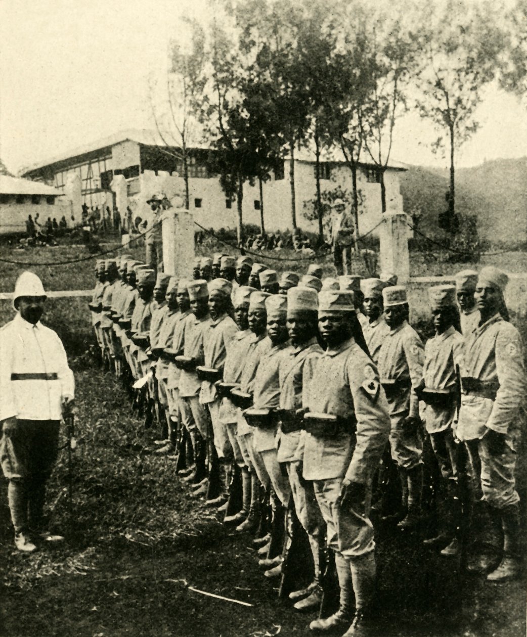 Németországért harcoló afrikai katonák, első világháború, 1914, c1920. alkotó: Unbekannt