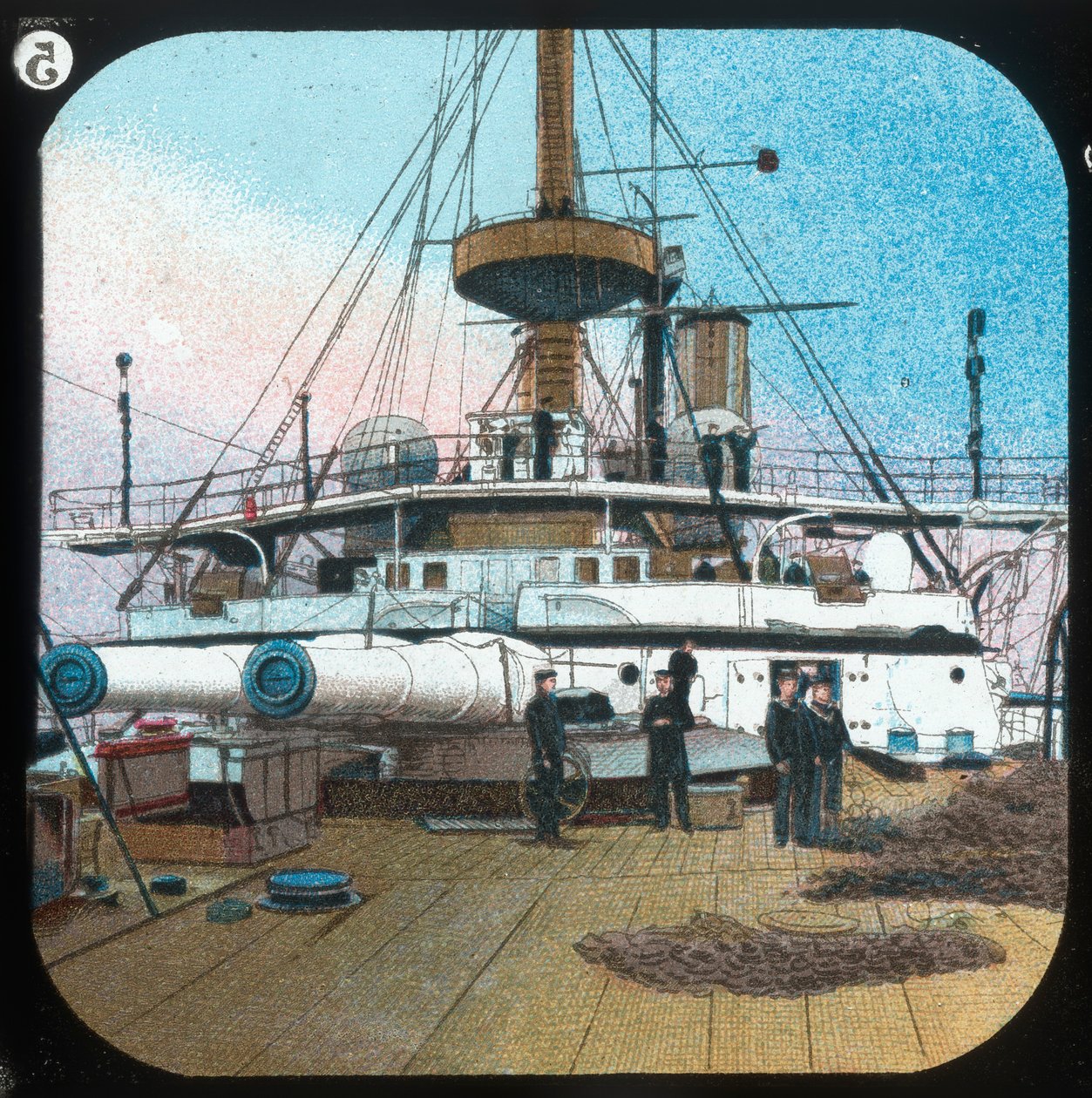 Barbette után -- H.M.S. Bosszúálló, 1900. alkotó: Unbekannt