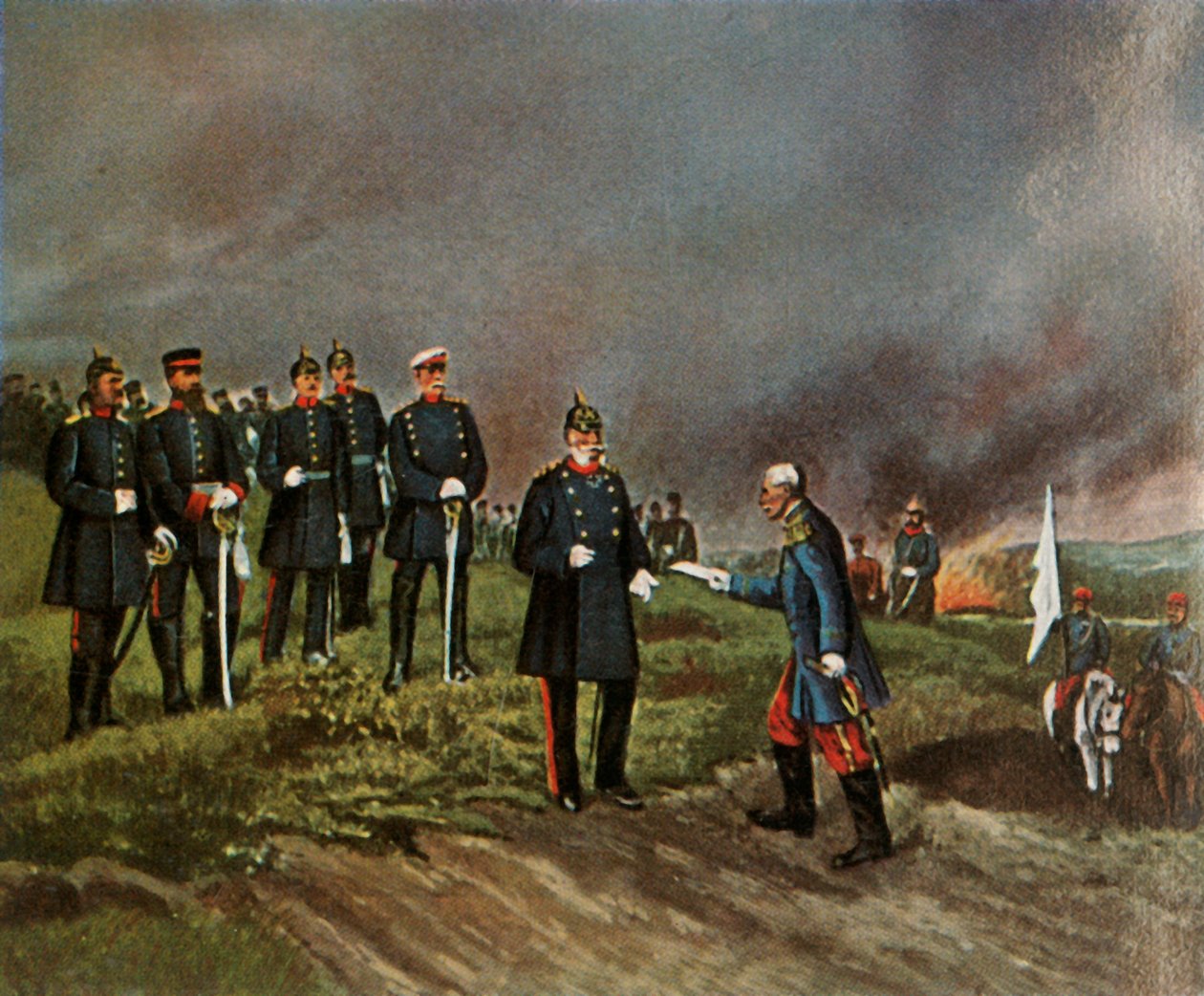 A sedani csata után, 1870. szeptember 1., 1936. alkotó: Unbekannt