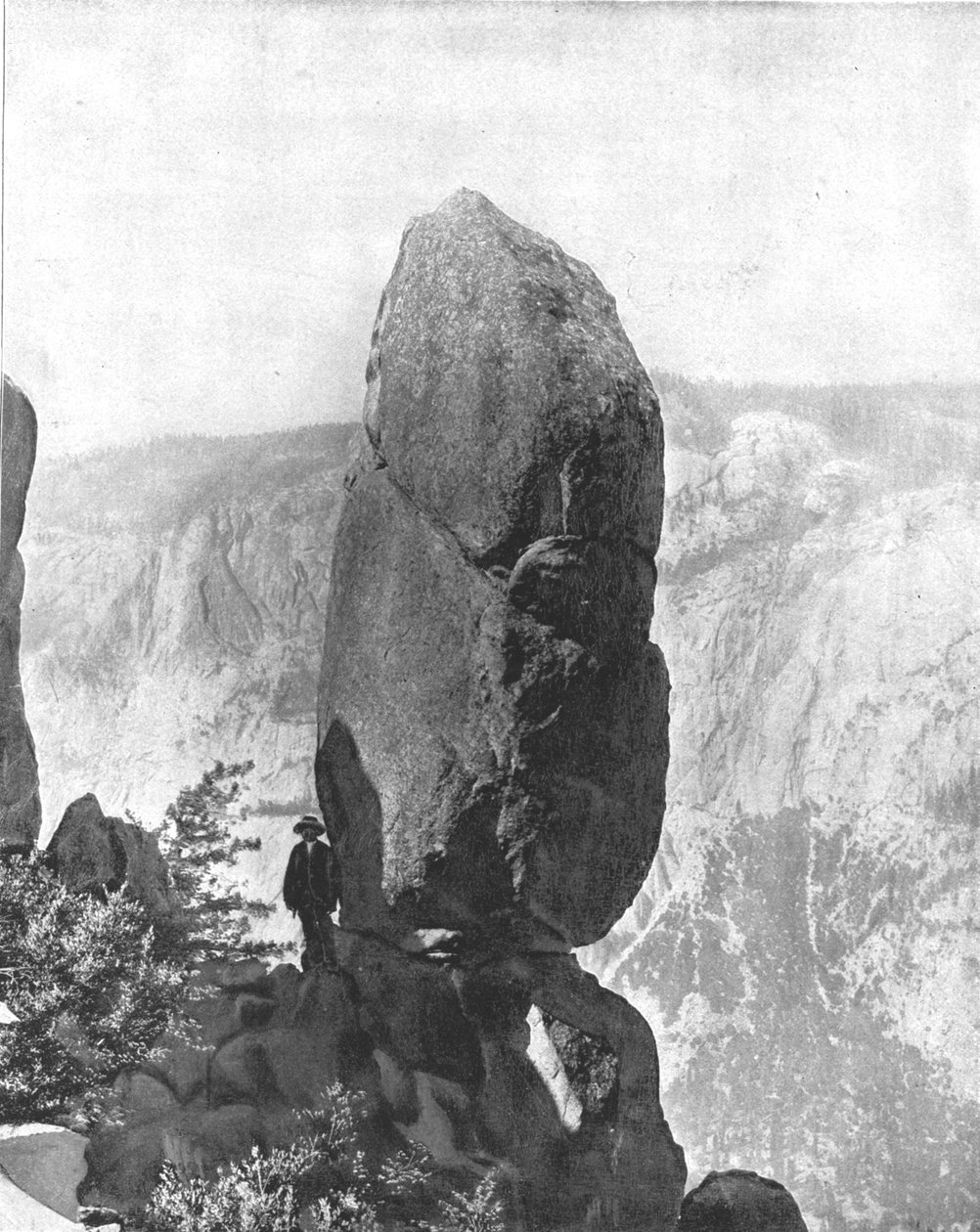 Agassiz oszlop, Yosemite, California, USA, 1900. alkotó: Unbekannt