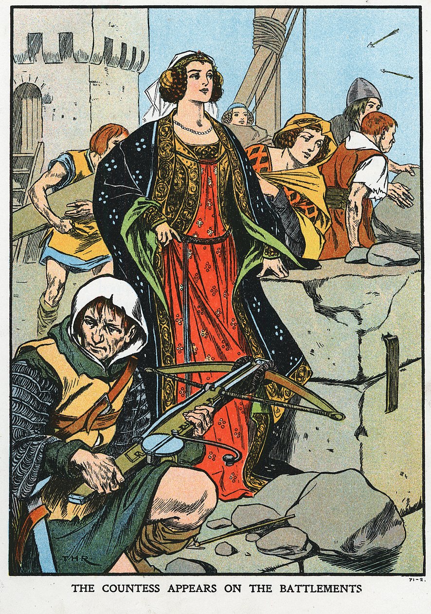 Ágnes, Dunbar grófnője 1312-1369, Fekete Ágnesként ismert, 1338 XX. század eleje alkotó: Unbekannt