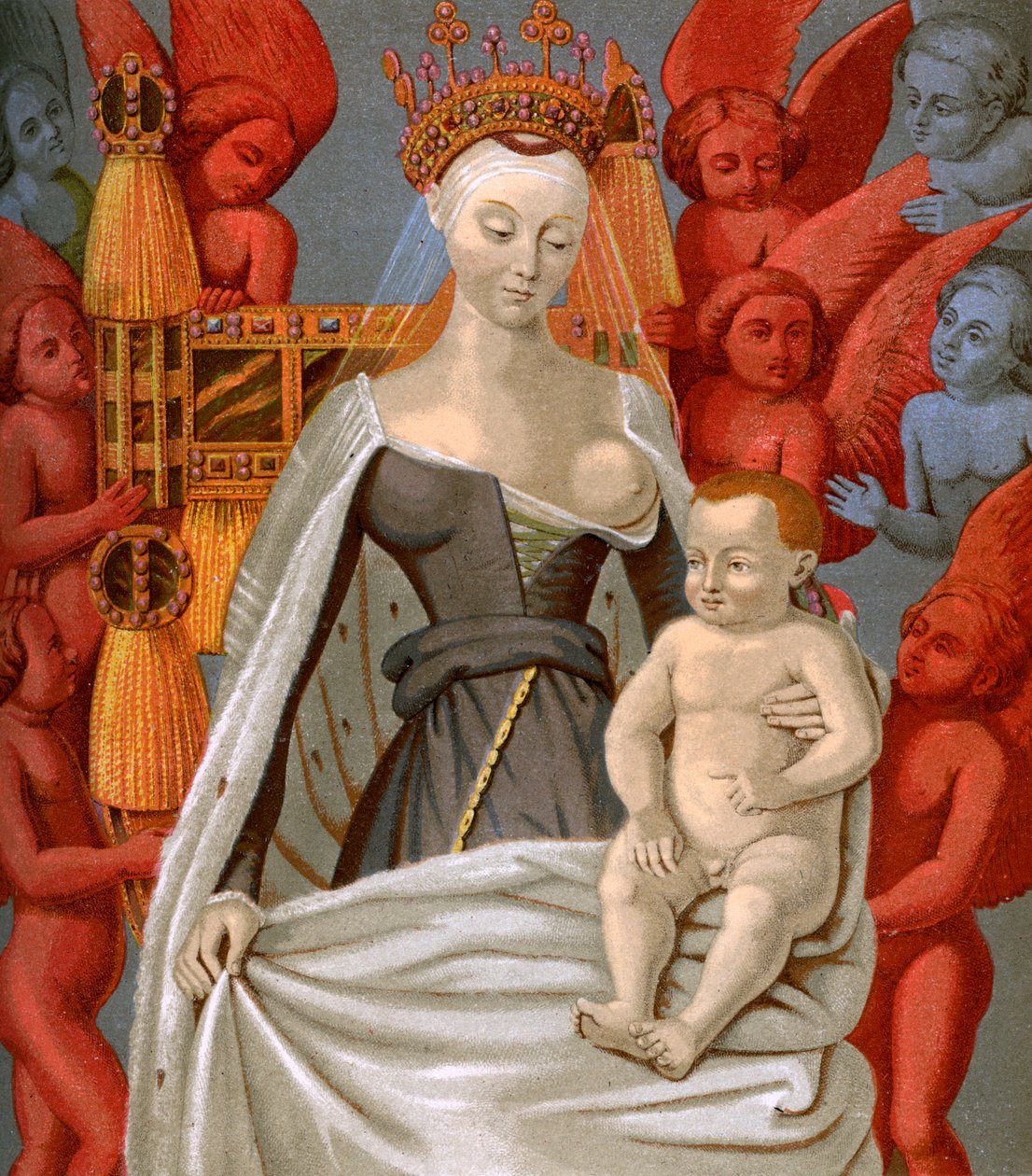 Agnès Sorel 1421-1450, VII. Károly francia király szeretője, 1450 1849 alkotó: Unbekannt