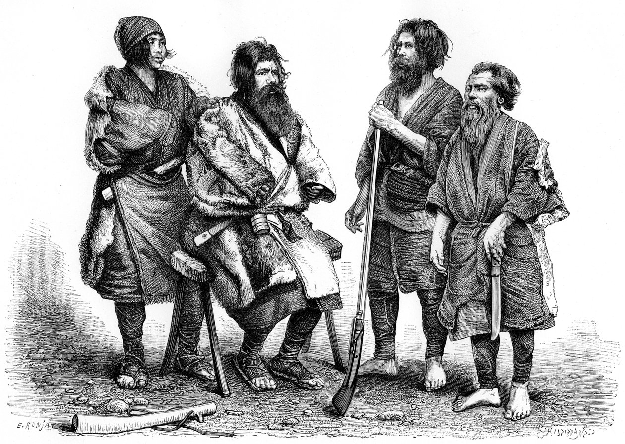 Ainu nép, Japán, 1895 alkotó: Unbekannt