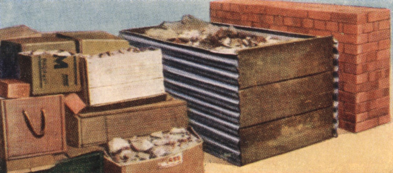 Air Raid Precautions, cigarettakártya, brit, 1938 alkotó: Unbekannt