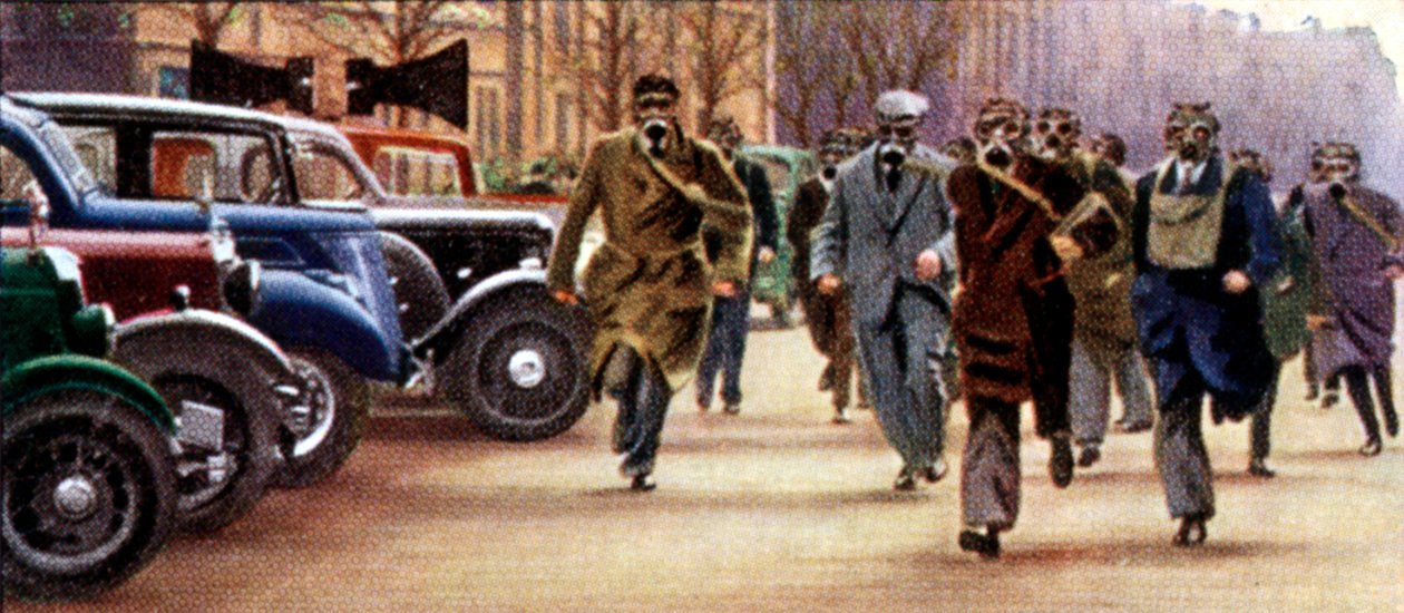 Air Raid Precautions, cigarettakártya, brit, 1938 alkotó: Unbekannt
