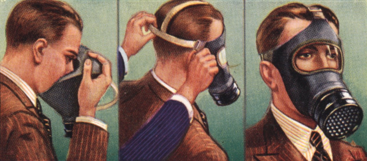 Air Raid Precautions, cigarettakártya, brit, 1938 alkotó: Unbekannt