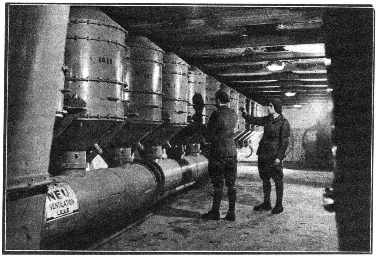 Légszűrők, Maginot Line, Franciaország, 1939 alkotó: Unbekannt