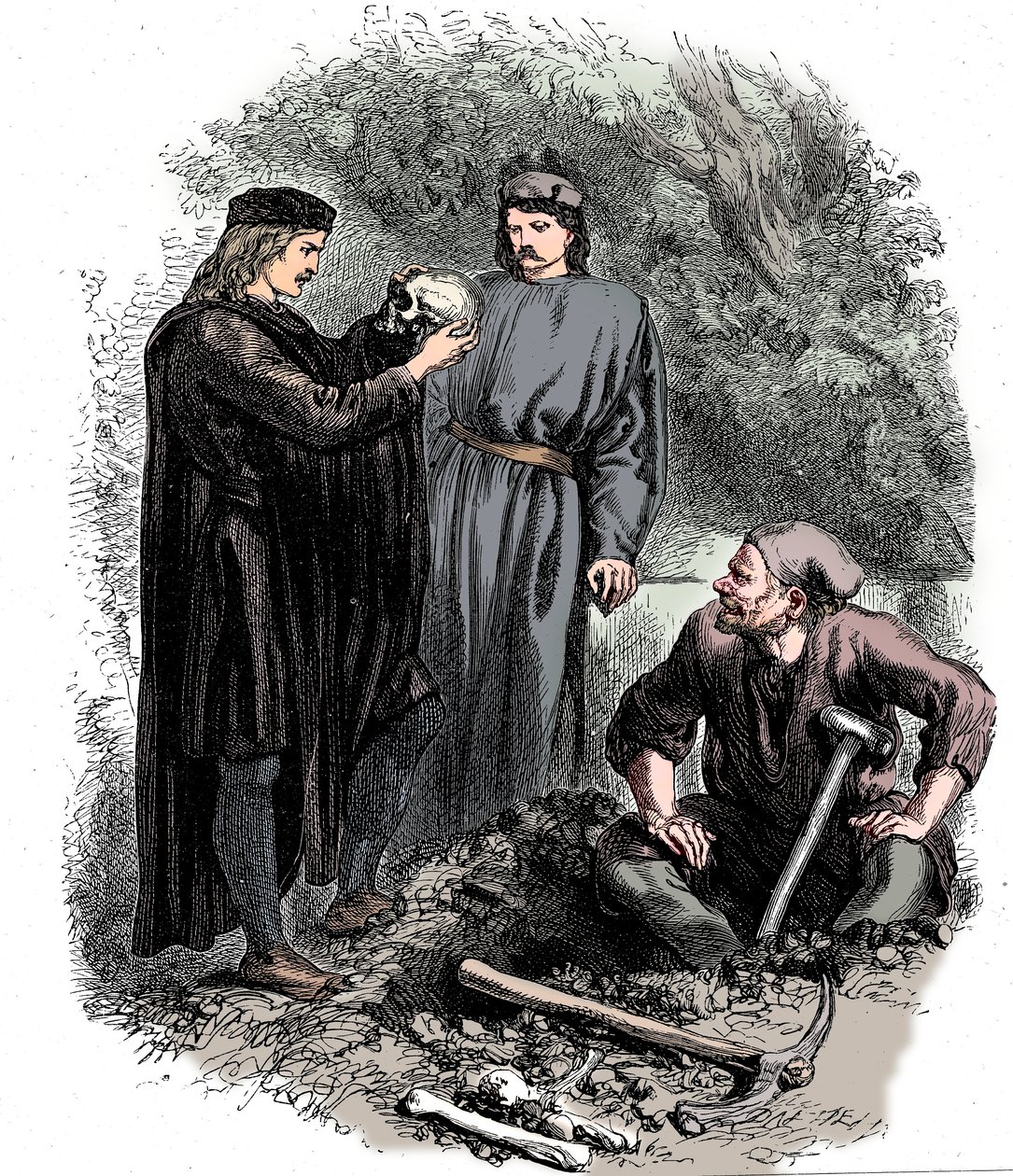 Jaj, szegény Yorick! Ismertem őt, Horatio, 1850 alkotó: Unbekannt
