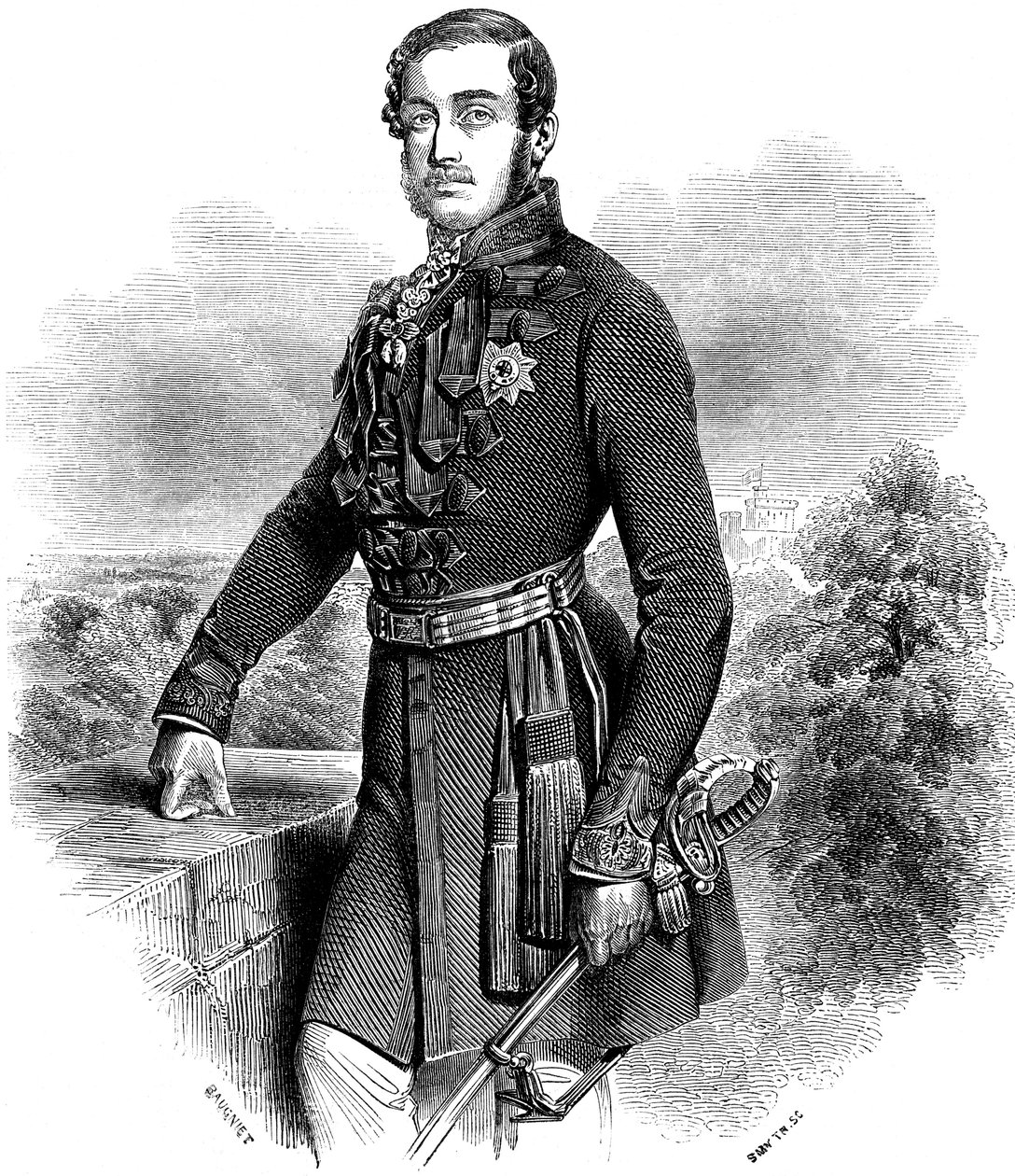 Albert 1819-1861, Viktória királynő herceg hitvese, 1844 alkotó: Unbekannt