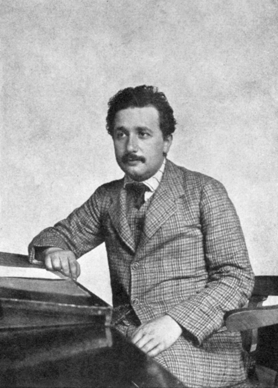 Albert Einstein 1879-1955, német-svájci matematikus és elméleti fizikus, 1905 alkotó: Unbekannt