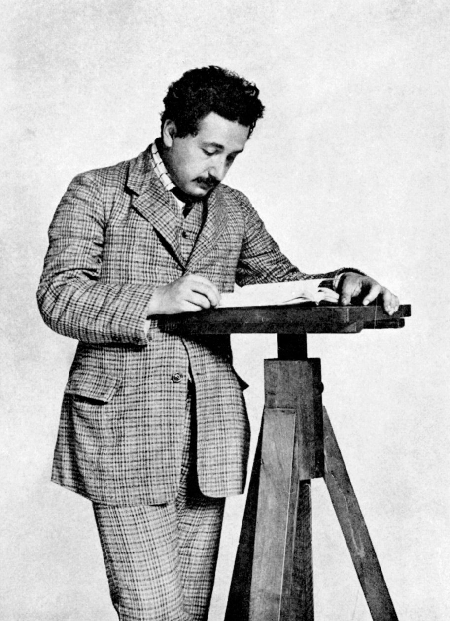 Albert Einstein 1879-1955, német-svájci matematikus és elméleti fizikus, 1905 alkotó: Unbekannt