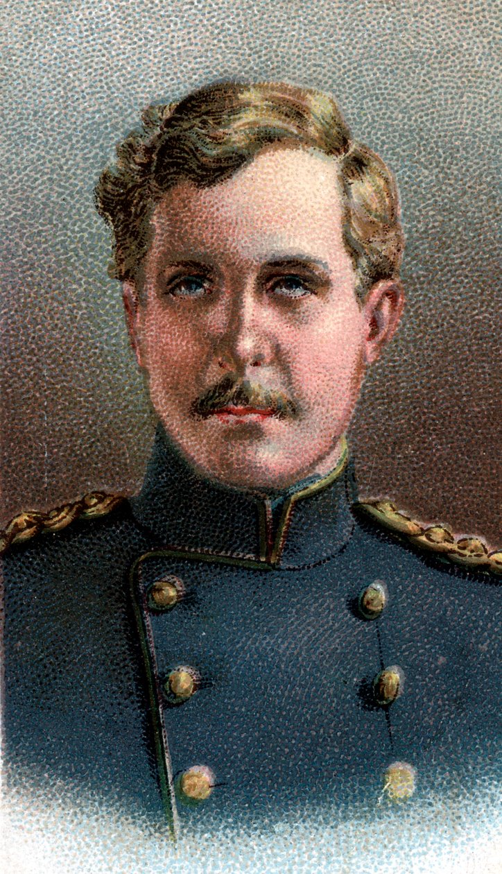 I. Albert 1875-1934, a belgák királya 1909-től, katonai egyenruhában, 1917 alkotó: Unbekannt