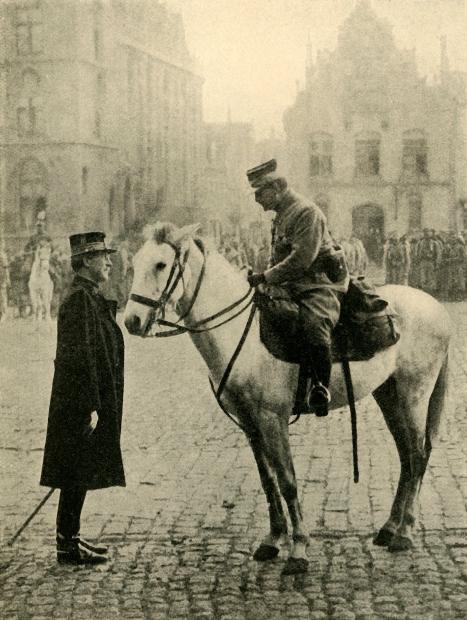 I. Albert belga, első világháború, 1914, c1920. alkotó: Unbekannt