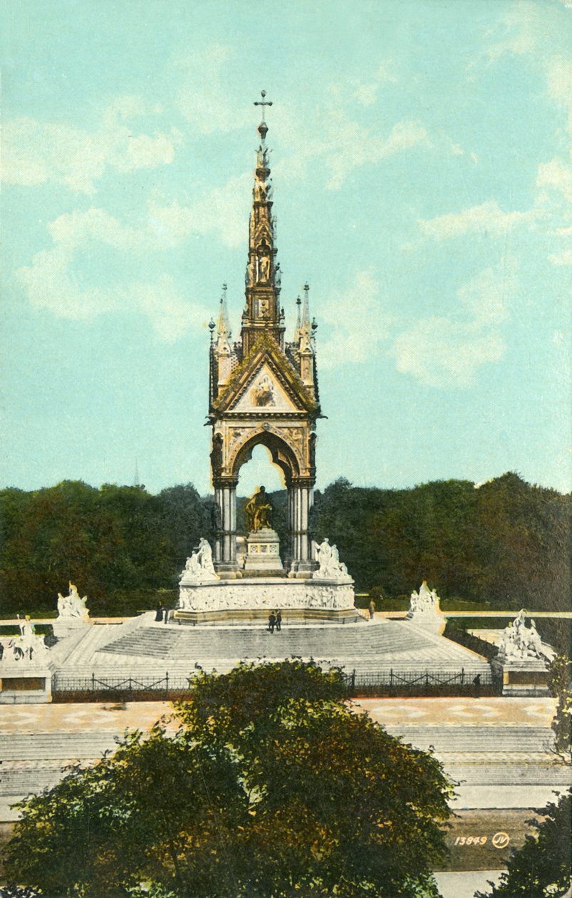 Albert Memorial, London, 1910. alkotó: Unbekannt