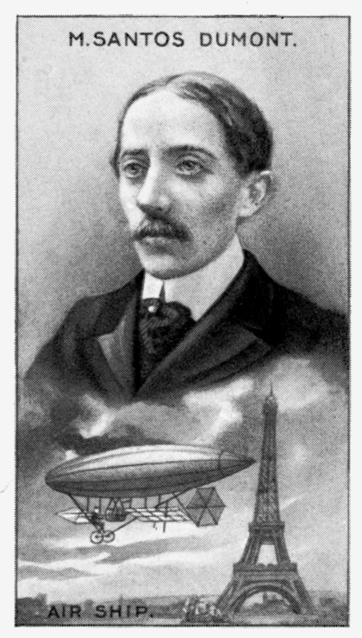 Alberto Santos-Dumont, a repülés brazil úttörője, 1924 alkotó: Unbekannt