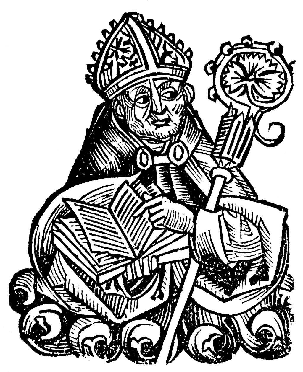 Albertus Magnus c1200-1280 német származású domonkos szerzetes, 1493 alkotó: Unbekannt