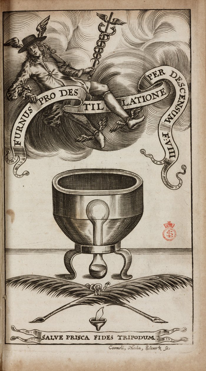 Alchemy & Early Chemistry Alkémiai desztillációs kemence alkotó: Unbekannt