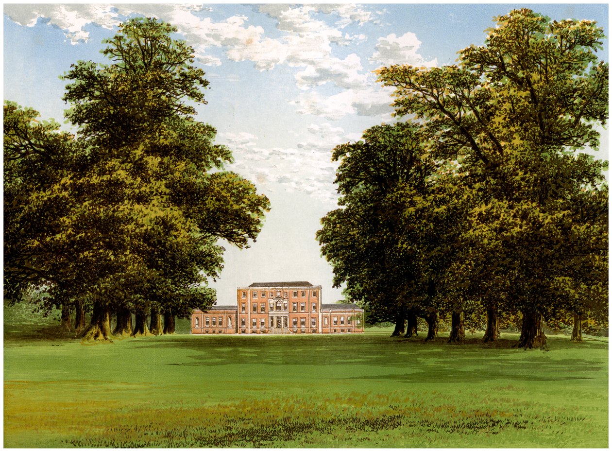 Aldby Park, Yorkshire, a Darley család otthona, 1880 alkotó: Unbekannt