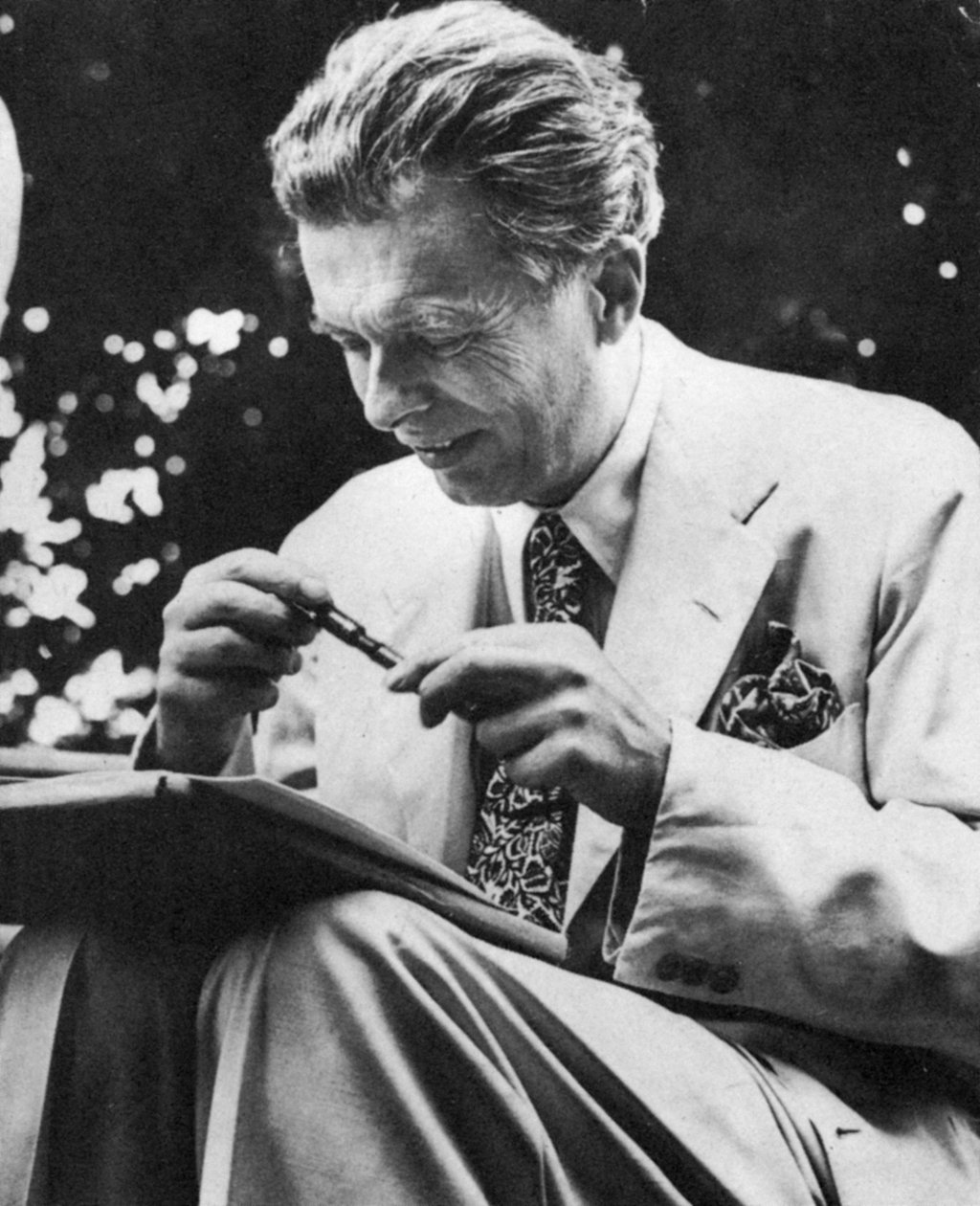 Aldous Leonard Huxley 1894-1963, angol esszéíró és regényíró, 1950-es évek alkotó: Unbekannt
