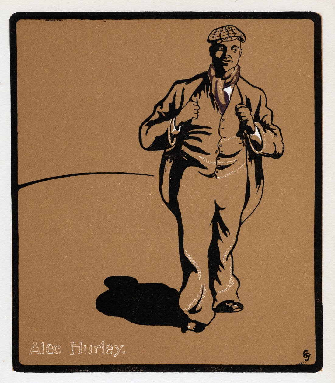 Alec Hurley 1871-1913, zeneterem sztár, 19. század vége alkotó: Unbekannt