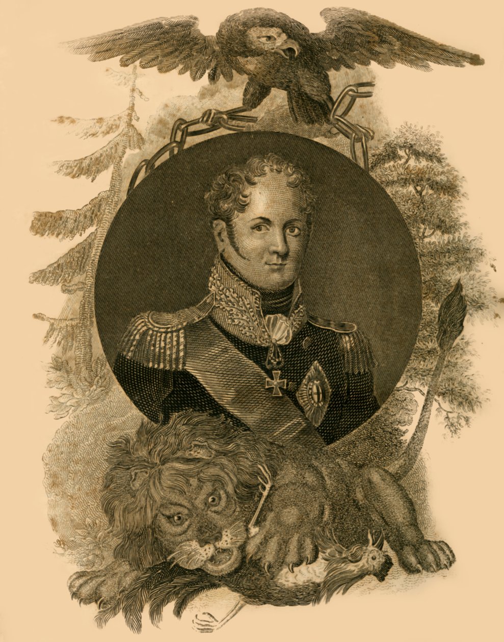 Sándor orosz császár, 1777-1825, 1816. alkotó: Unbekannt