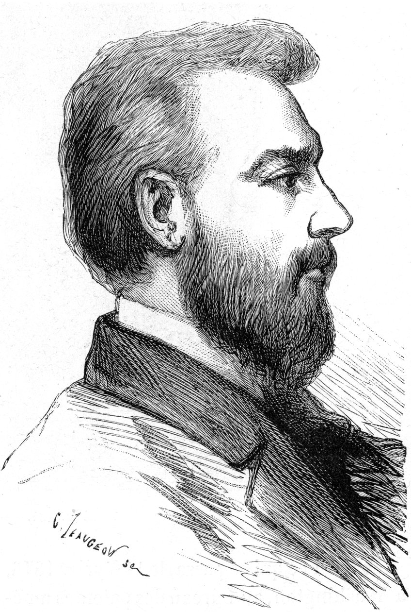Alexander Graham Bell, skót születésű amerikai feltaláló, 1880 alkotó: Unbekannt